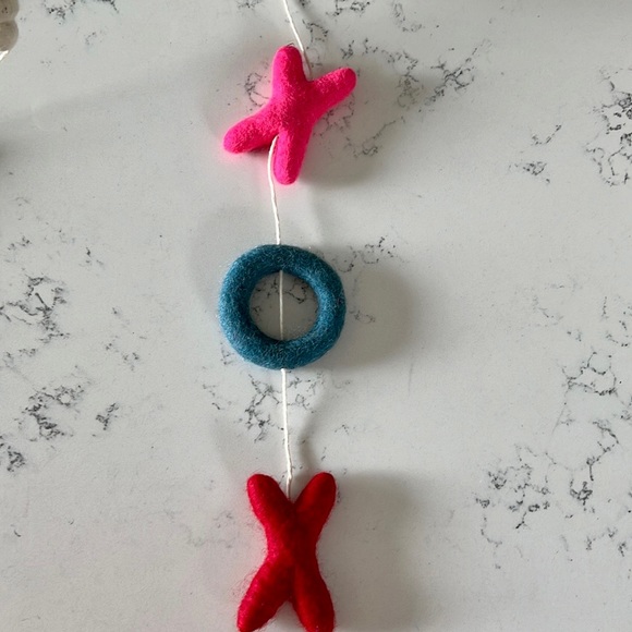 Pottery Barn Kids XOXO Felted Ceiling Mobile - Picture 5 of 9